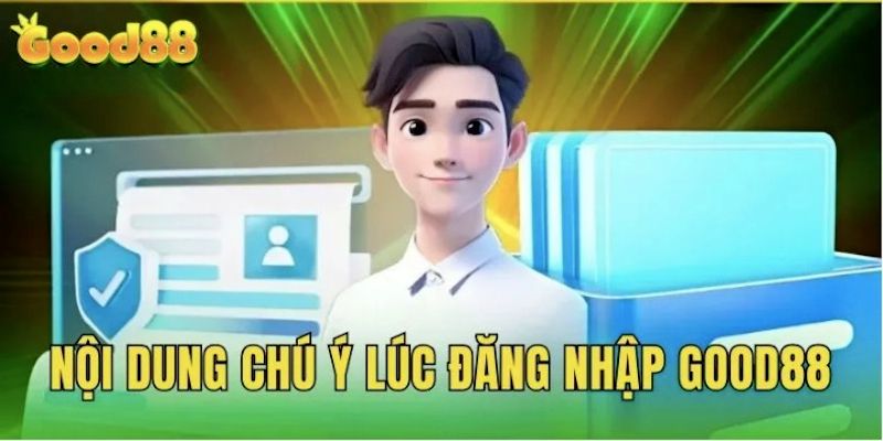 Good88 các lưu ý khi đăng nhập 